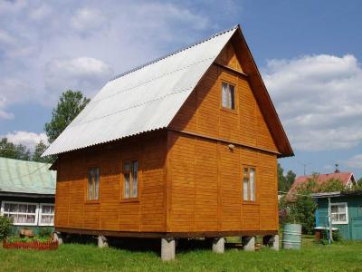 Столбчатый фундамент для деревянного дома